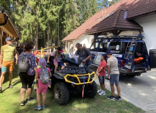 Horská služba na akci "Den s integrovaným záchranným systémem"