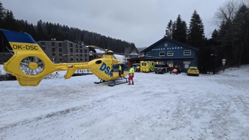Hazard pod Sněžkou. Otužování skončilo bezvědomím a záchranou na čtyřkolkách