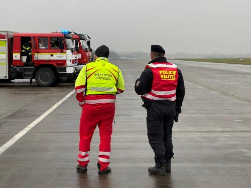 Nouzové přistání letadla na Hradecku